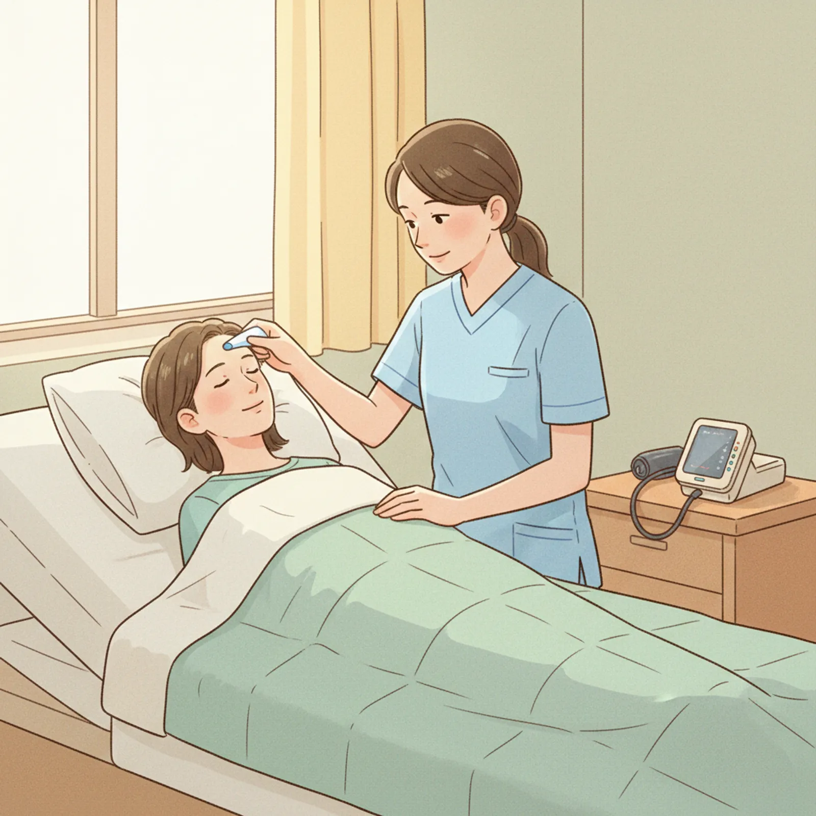 Температура у лежачих онкобольных